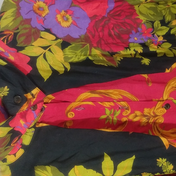 Vintage Baroque floral Anne Pinkerton blouse - Picture 5 of 7